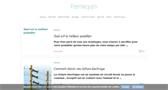 Desktop Screenshot of parmegiani.fr